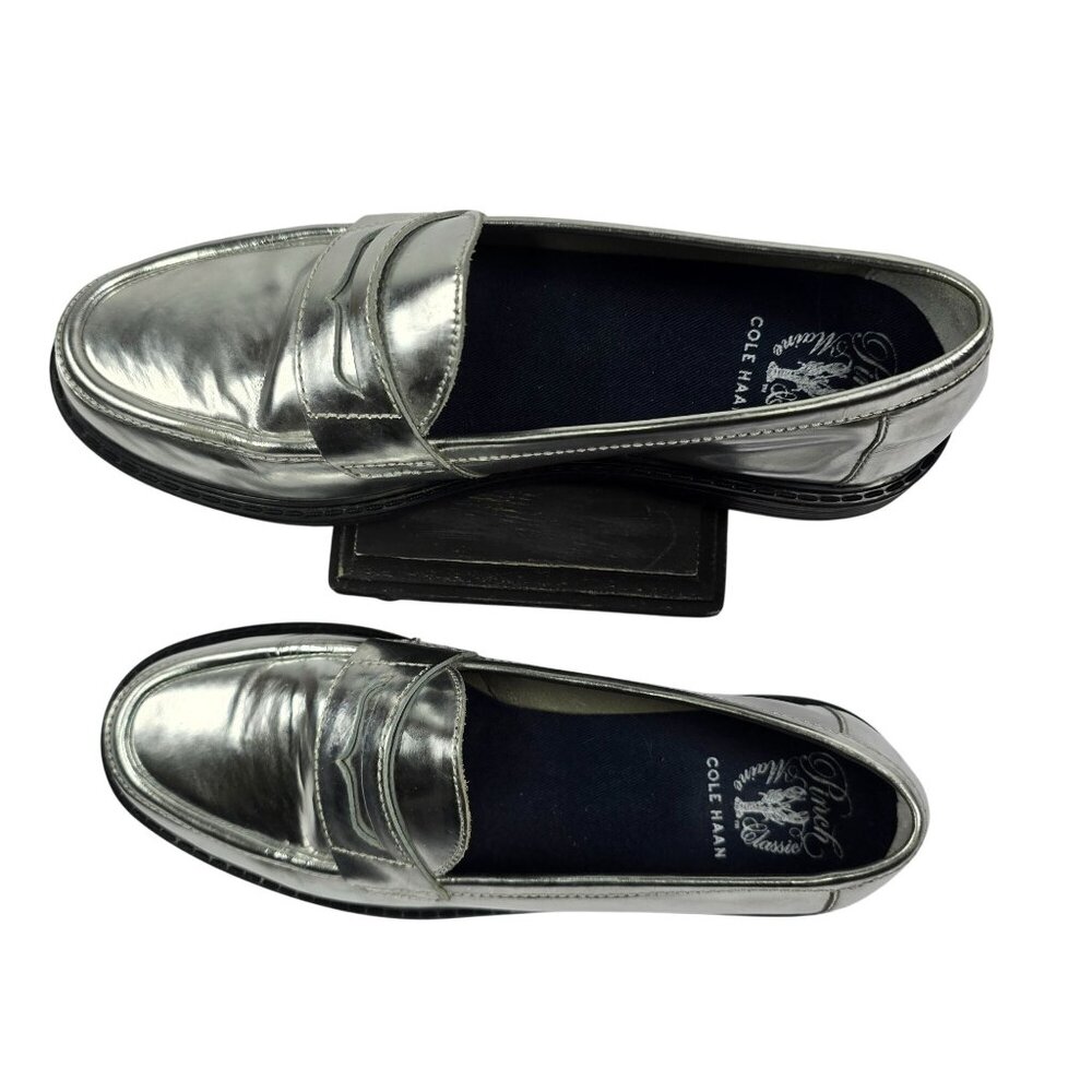 Cole Haan Women's Patent Leather Pinch Penny Loafer Sz 7B - Picture 3 of 10